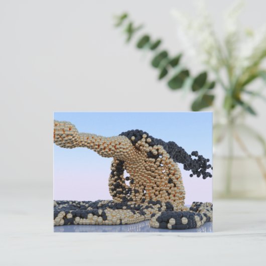 Briefkaart botsing (Staand voorkant)