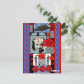 Briefkaart BRAINLADY (Staand voorkant)