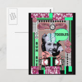 Briefkaart BRAINLADY-TOODLES (Voorkant / Achterkant)