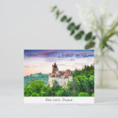 Briefkaart Bran Castle Roemenië (Staand voorkant)