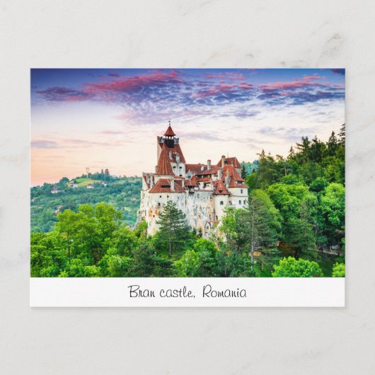 Briefkaart Bran Castle Roemenië (Voorkant)