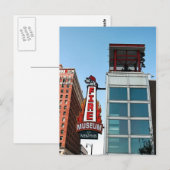 Briefkaart brandweerstation (Voorkant / Achterkant)