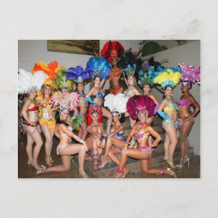 briefkaart brazilië vegas shows dansers