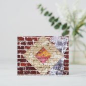 Briefkaart Brick Diamond (Staand voorkant)