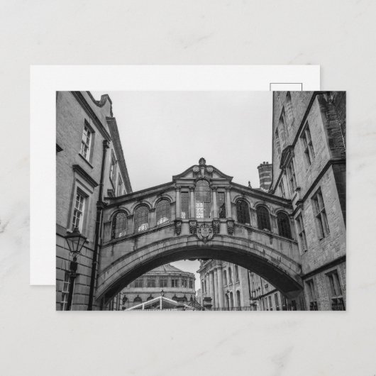 briefkaart "Bridge of Sighs" (Voorkant / Achterkant)