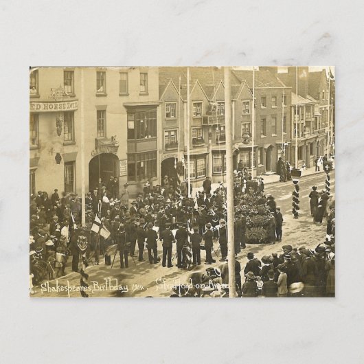 Briefkaart, Bridge Street, Stratford-upon-Avon Pos Briefkaart (Voorkant)