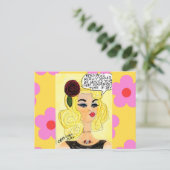 Briefkaart- briefkaart (Staand voorkant)