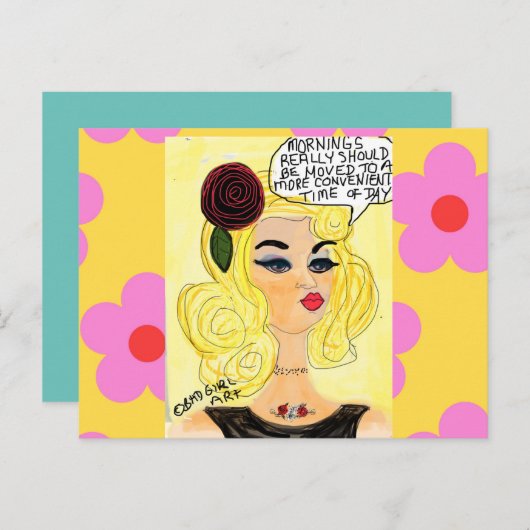 Briefkaart- briefkaart (Voorkant / Achterkant)