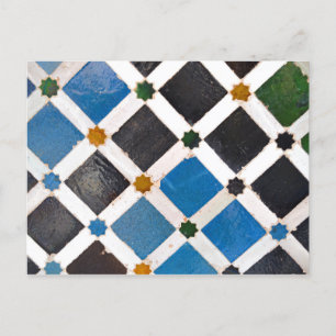 Briefkaart Bright Geometrische patronen