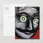 Briefkaart bril (Voorkant / Achterkant)