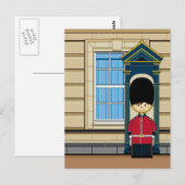Briefkaart Britse Royal Guard (Voorkant / Achterkant)