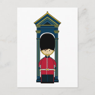 Briefkaart Britse Royal Guard