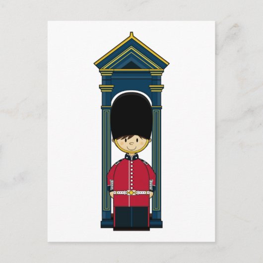 Briefkaart Britse Royal Guard (Voorkant)