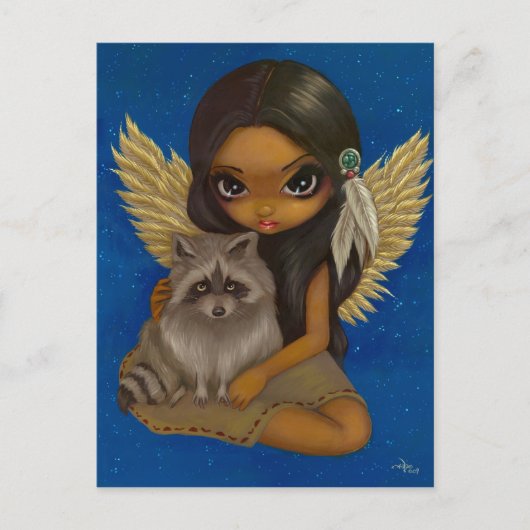 briefkaart "Broeder Raccoon" (Voorkant)