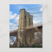 Briefkaart Brooklyn Bridge Tower (Voorkant)
