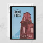 Briefkaart Brooks House Hotel (Voorkant / Achterkant)