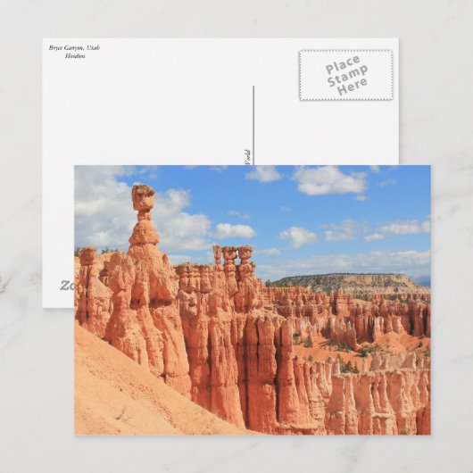 Briefkaart - Bryce Canyon Hoodos (Voorkant / Achterkant)