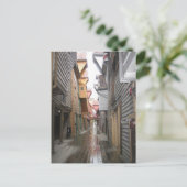 Briefkaart: Bryggen Walkway, Bergen, Noorwegen Briefkaart (Staand voorkant)