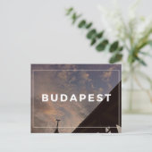 Briefkaart Budapest Cloudy Sky (Staand voorkant)