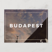 Briefkaart Budapest Cloudy Sky (Voorkant)