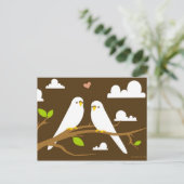 Briefkaart Budgies (Staand voorkant)