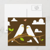 Briefkaart Budgies (Voorkant / Achterkant)