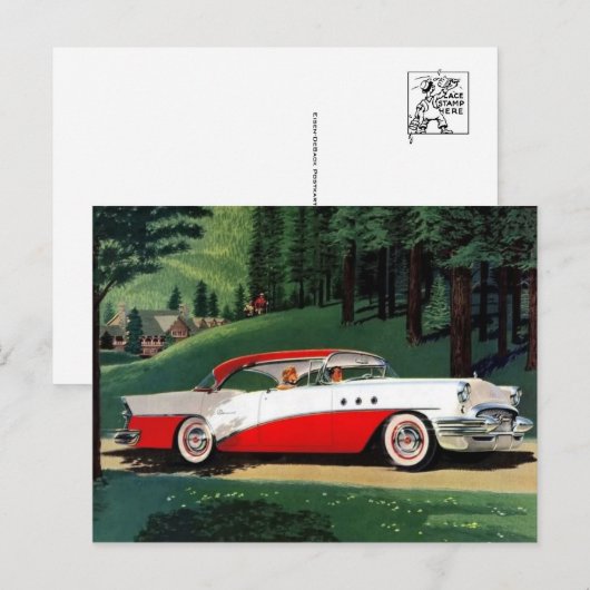  Briefkaart Buick ad (Voorkant / Achterkant)