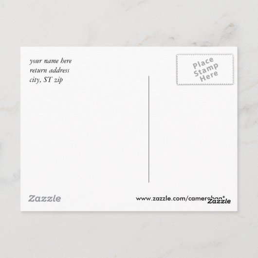 briefkaart buiten (Achterkant)