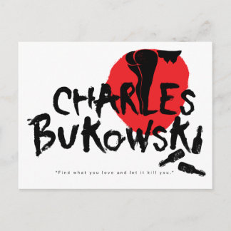 Briefkaart Bukowski