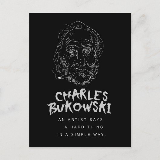 Briefkaart Bukowski (Voorkant)
