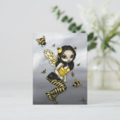 briefkaart "Bumblebee Fairy" (Staand voorkant)