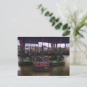 briefkaart "Bumper Cars" (Staand voorkant)
