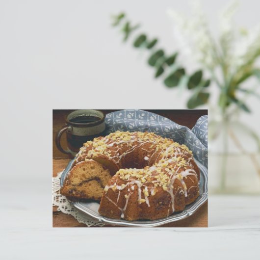 BRIEFKAART BUNDT COFFEE CAKE (Staand voorkant)