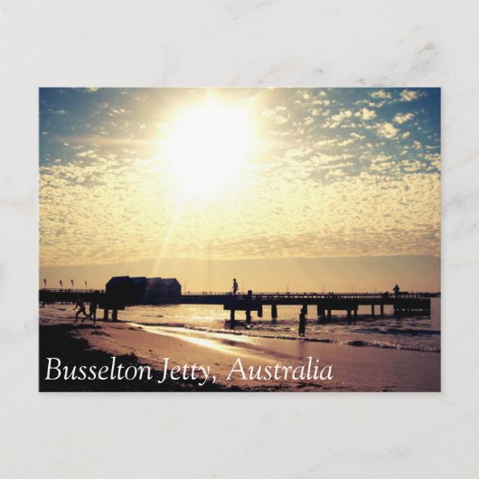 Briefkaart Busselton Australië (Voorkant)