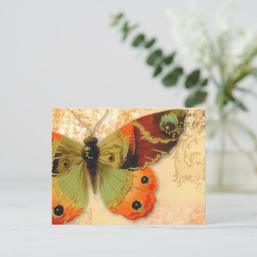 Briefkaart   "Butterfly" (Staand voorkant)