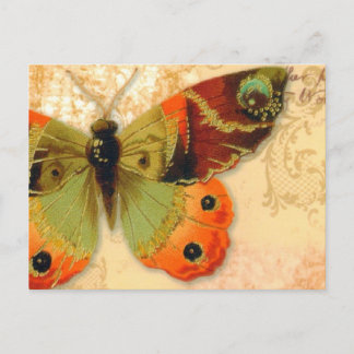 Briefkaart   "Butterfly"