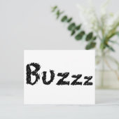 Briefkaart Buzzz (Staand voorkant)