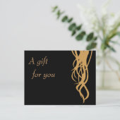 Briefkaart Cadeaubon (Staand voorkant)