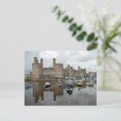 Briefkaart Caernarfon Castle (Staand voorkant)