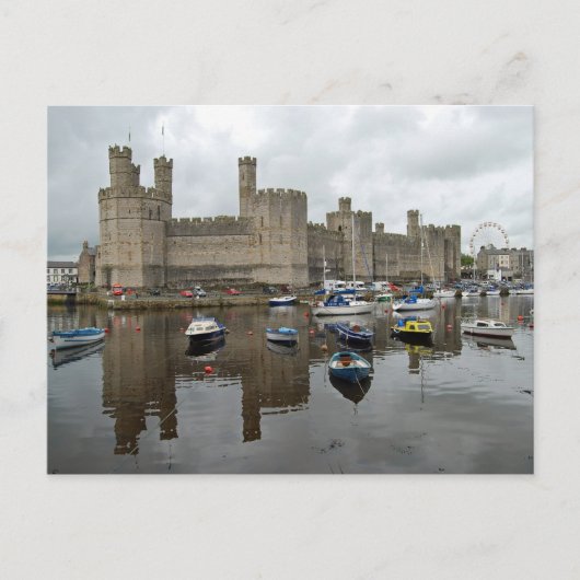 Briefkaart Caernarfon Castle (Voorkant)