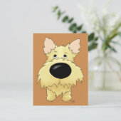 Briefkaart Cairn Terrier (Staand voorkant)