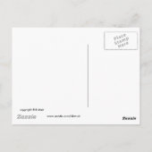 Briefkaart - Calendula met label (Achterkant)