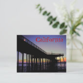 Briefkaart California Pier (Staand voorkant)