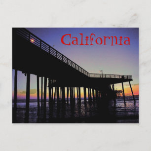 Briefkaart California Pier