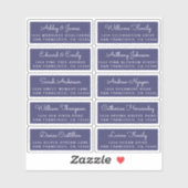 Briefkaart Calligrafie Weddenschap Adresetiketten Sticker (Vel)