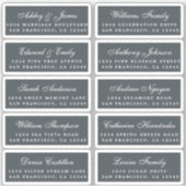 Briefkaart Calligrafie Weddenschap Adresetiketten Sticker (Voorkant)