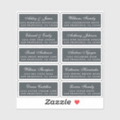 Briefkaart Calligrafie Weddenschap Adresetiketten Sticker (Vel)