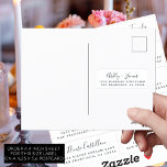 Briefkaart Calligrafie Weddenschap Adresetiketten Sticker<br><div class="desc">Eenvoudig te personaliseren, namen en adressen / individuele trouwadreslabel stickers voor gasten in een 2 x 0, 8 inch formaat geschikt voor briefkaarten! Deze chique, moderne zwart-wit bruiloft adresetiketten zijn voorzien van uw bruiloft gastnamen in off-black elegante handgeschreven script kalligrafie. Voeg eenvoudig uw individuele huwelijksgastnamen en adres toe. Exclusief voor...</div>