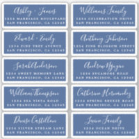 Briefkaart Calligrafie Weddenschap Adresetiketten