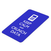 Briefkaart Calm Crunch Data behouden Magneet (Linkerzijde)